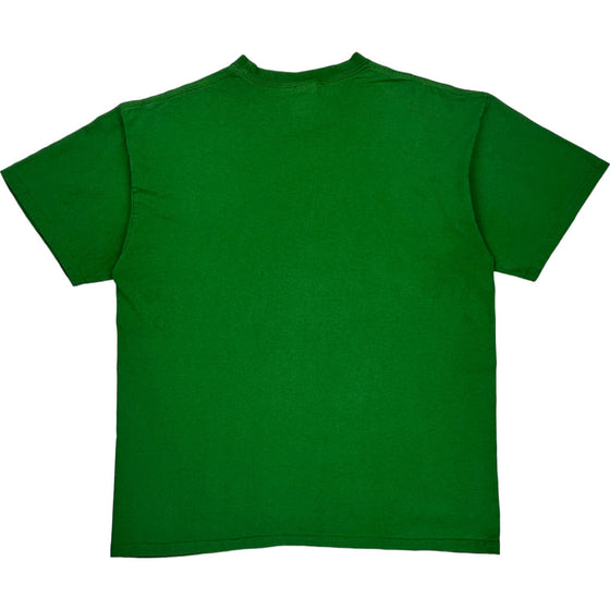 Nike Team Graphic Crew Neck T-Shirt - XL - Green Cotton