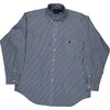 Ralph Lauren Blake Striped Shirt - Large - Blue Cotton