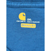 Carhartt Original Fit Pocket T-Shirt - 2XL - Blue Cotton