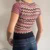 Vintage multicoloured Review Top - womens small