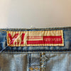 Vintage blue Yes Miss Denim Skirt - womens 30" waist