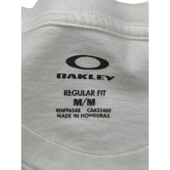 Oakley Regular Fit T-Shirt - Medium - White Cotton