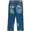 Evisu EU-Ed Jeans - 38 Waist - Blue Cotton