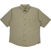 Woolrich Check Short Sleeve Shirt - Medium - Beige Cotton