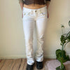 Vintage white Bobby True Religion Jeans - womens 28" waist