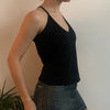 Vintage black Playboy Cami Top - womens large