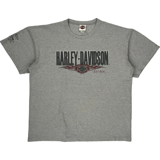 Harley-Davidson T-Shirt - Medium - Grey Cotton Blend