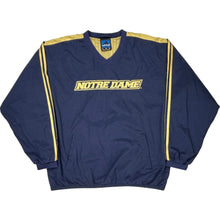  Adidas Notre Dame Pullover Windbreaker - XL - Navy Polyester