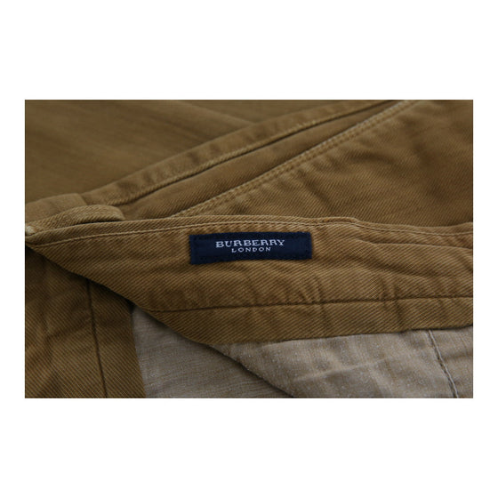 Vintage brown Burberry London Trousers - mens 42" waist