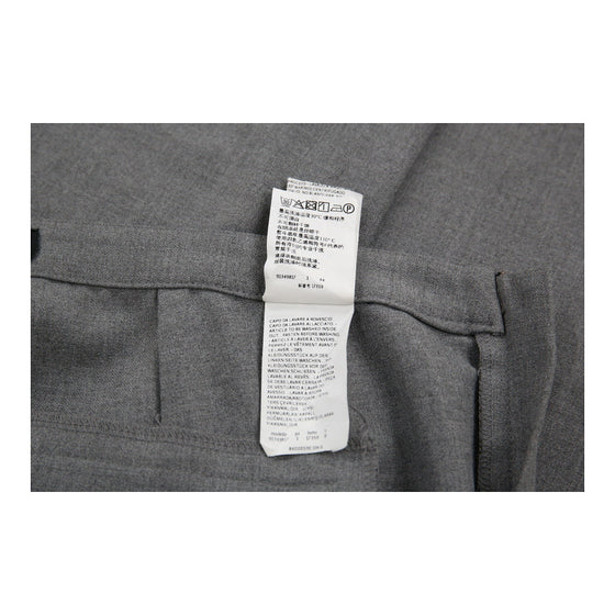 Max & Co Trousers - 33W UK 14 Grey Cotton