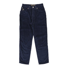  Roccobarocco Cord Trousers - 28W UK 10 Blue Cotton