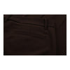 Moschino Jeans Trousers - 34W UK 12 Brown Cotton