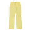 Love Moschino Trousers - 30W UK 8 Yellow Cotton