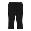 Cavalli Class Cropped Trousers - 40W UK 20 Black Cotton