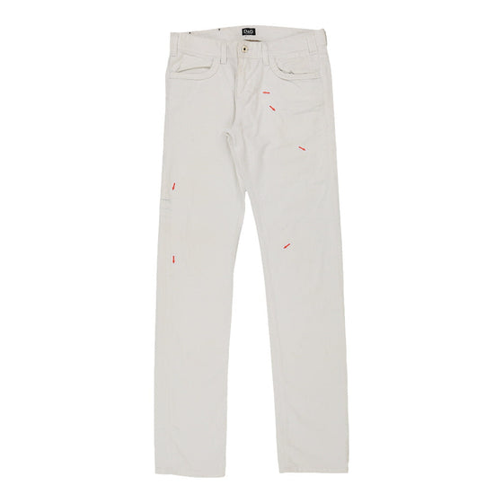 Dolce & Gabbana Jeans - 32W UK 10 White Cotton