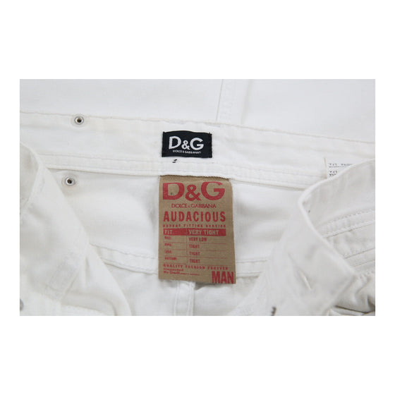 Dolce & Gabbana Jeans - 32W UK 10 White Cotton