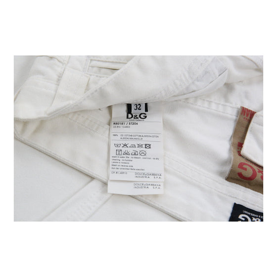 Dolce & Gabbana Jeans - 32W UK 10 White Cotton