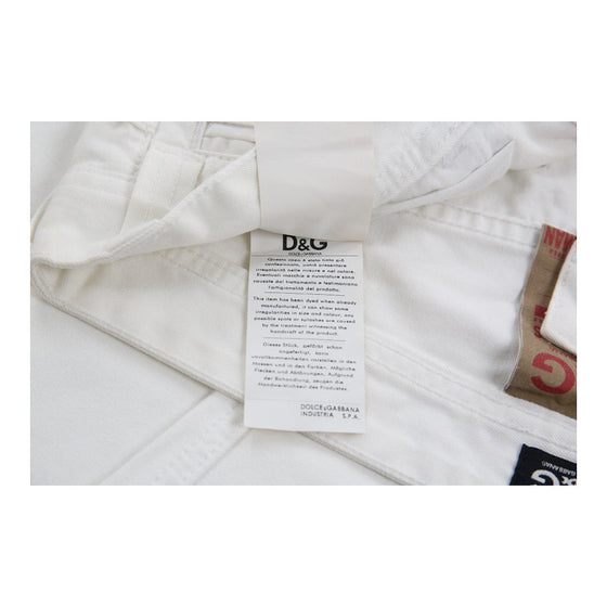 Dolce & Gabbana Jeans - 32W UK 10 White Cotton