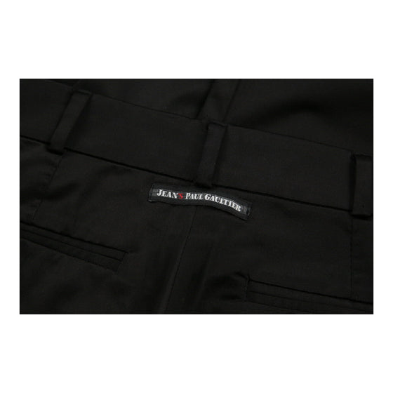 Jean Paul Gaultier Trousers - 32W UK 10 Black Cotton