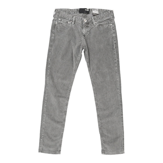 Love Moschino Jeans - 32W UK 10 Grey Cotton