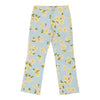 Cheap & Chic Moschino Floral Trousers - 30W UK 8 Blue Cotton