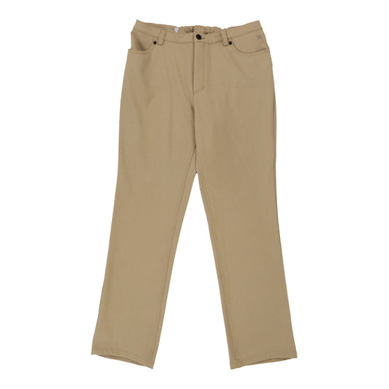 Burberry London Trousers - 32W UK 12 Beige Polyester