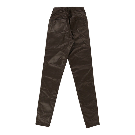 Liu Jo Trousers - 26W UK 6 Brown Cotton Blend