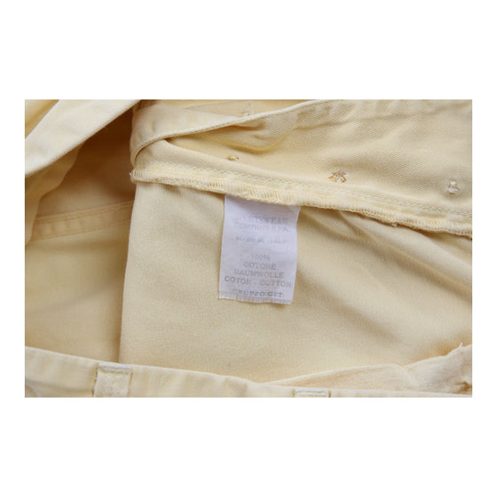 C.P. Company Trousers - 32W UK 14 Yellow Cotton