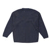 Benetton V-neck Jumper - Medium Blue Cotton