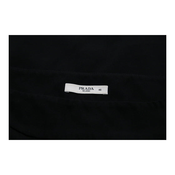 Prada Mini Skirt - Large Black Cotton