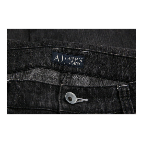 Armani Jeans Jeans - 34W UK 12 Black Cotton