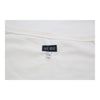 Armani Jeans Spellout Top - Large White Cotton