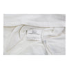 Armani Jeans Spellout Top - Large White Cotton