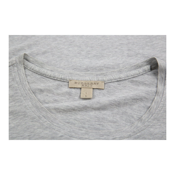 Burberry Brit T-Shirt - Large Grey Cotton