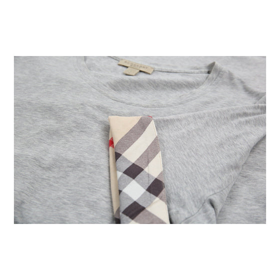 Burberry Brit T-Shirt - Large Grey Cotton