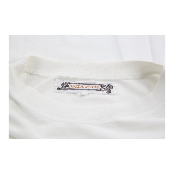 Krizia T-Shirt - Large White Cotton