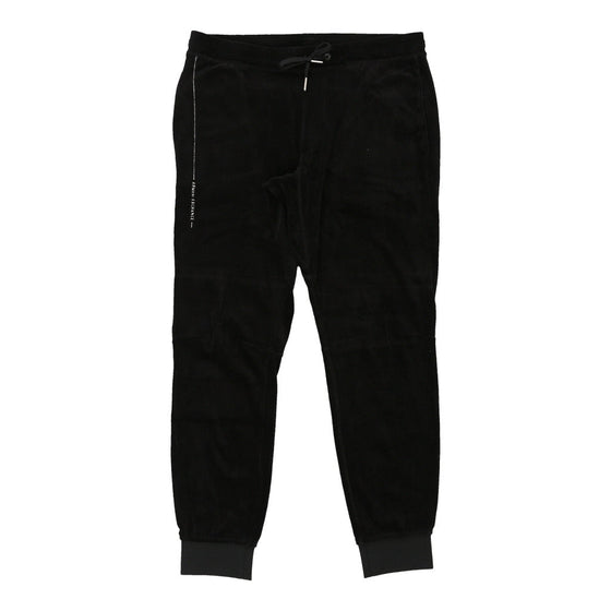 Armani Exchange Joggers - Medium Black Cotton Blend