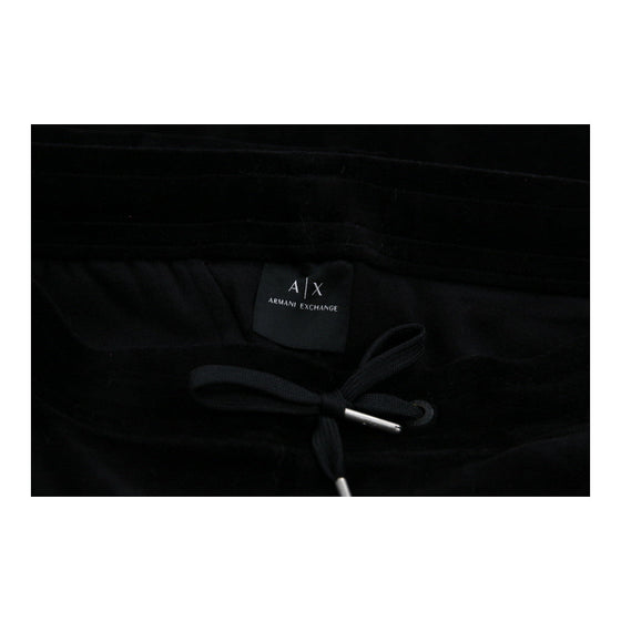 Armani Exchange Joggers - Medium Black Cotton Blend