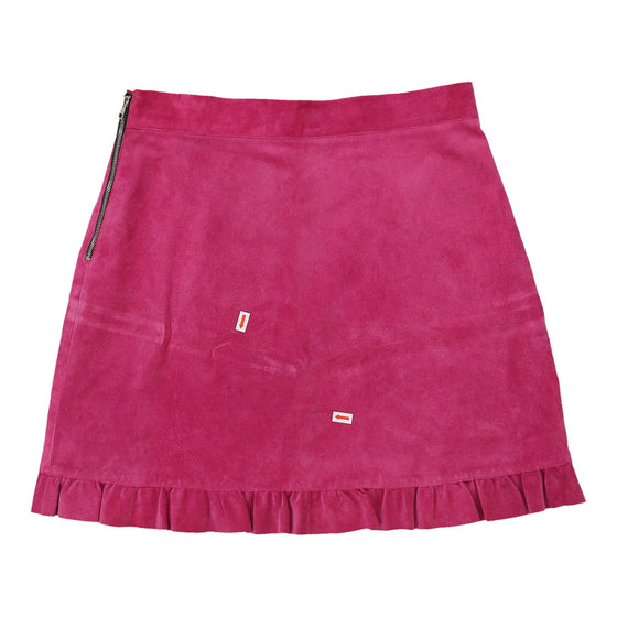 Valentino Skirt - 30W UK 10 Pink Polyester