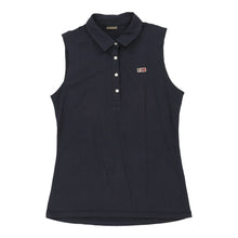  Napapijri Polo Top - Medium Blue Cotton