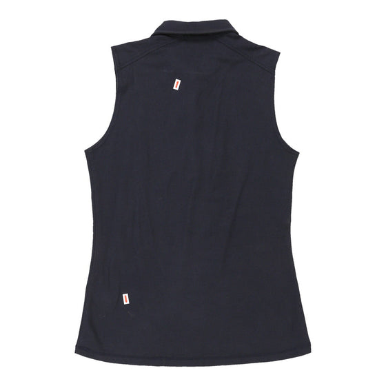 Napapijri Polo Top - Medium Blue Cotton