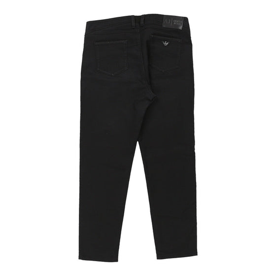 Armani Jeans Jeans - 36W UK 14 Black Cotton