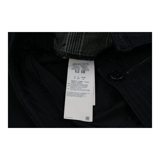 Armani Jeans Jeans - 36W UK 14 Black Cotton