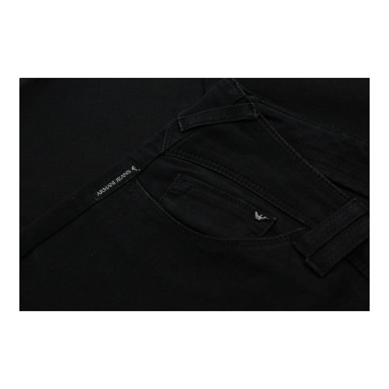 Armani Jeans Jeans - 36W UK 14 Black Cotton