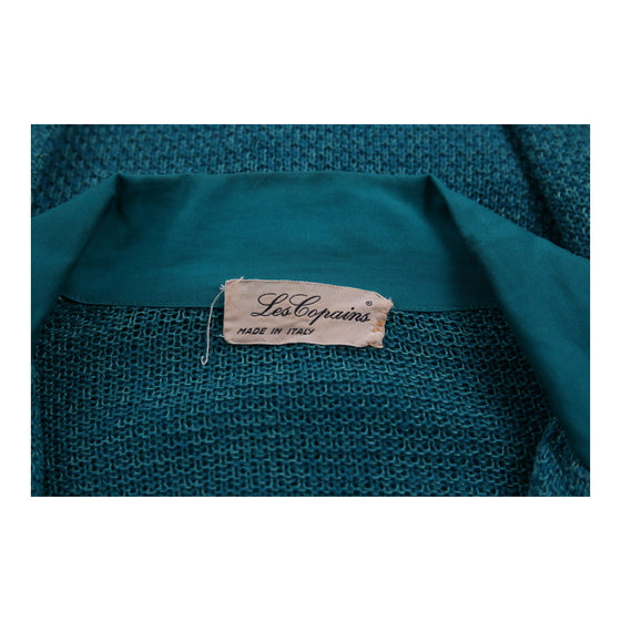 Les Copains Cardigan - XL Green Cotton