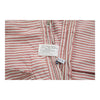 Armani Jeans Striped Trousers - 36W UK 18 Red Cotton Blend