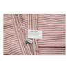 Armani Jeans Striped Trousers - 36W UK 18 Red Cotton Blend