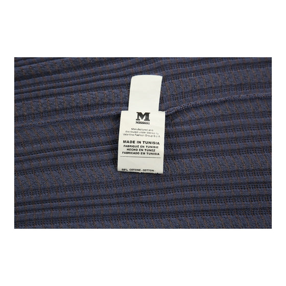 Missoni Cardigan - Large Blue Cotton Blend