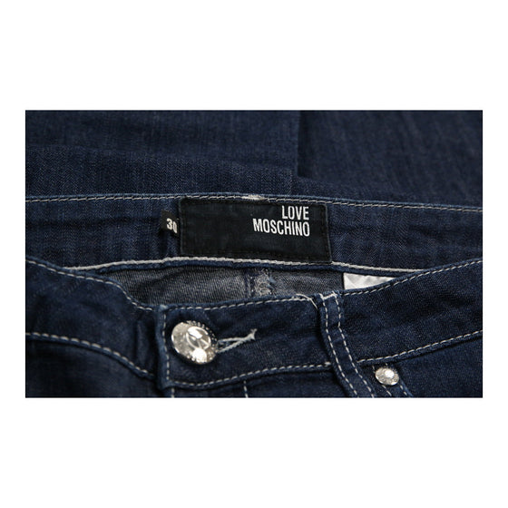 Love Moschino Jeans - 34W UK 12 Dark Wash Cotton