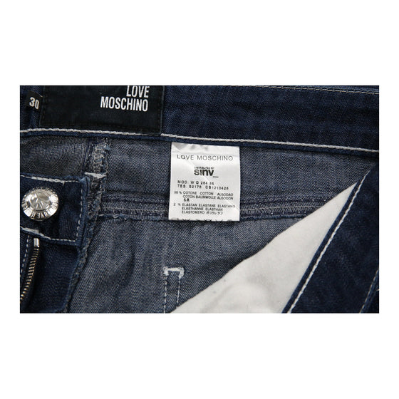 Love Moschino Jeans - 34W UK 12 Dark Wash Cotton